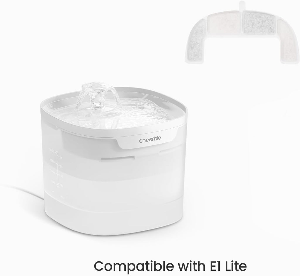 Authentic Cheerble pet water fountain accessory set