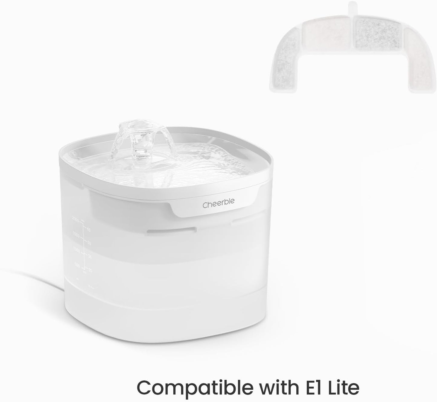 Authentic Cheerble pet water fountain accessory set