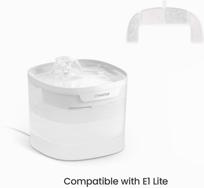 Authentic Cheerble pet water fountain accessory set