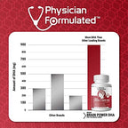 Close up view of supplement facts label on the back of the vegan DHA bottle