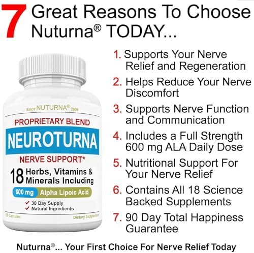 Nuturna Neuroturna 120 capsules bottle side profile