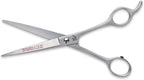 Dubl Duck Mercedes professional pet grooming scissors angled view showing finger holes and rest