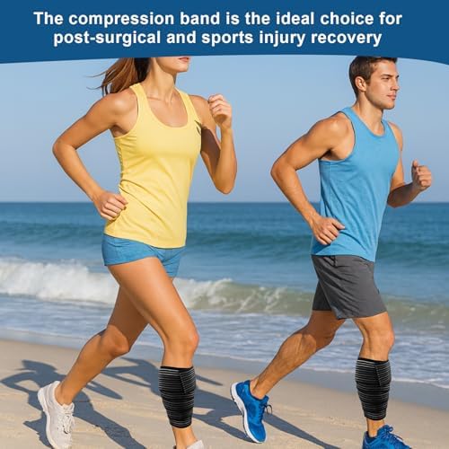 Portable rolled up compression bandages for sports injury recovery