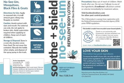 Best Bee Brothers Soothe and Shield insect cream for natural pest protection