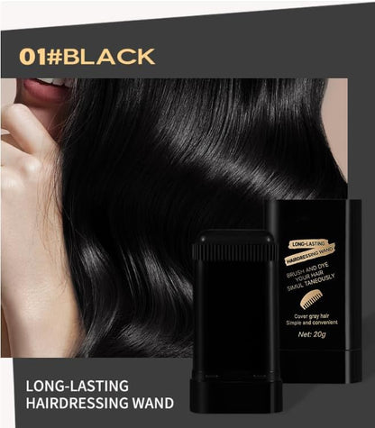 Travel size instant hair dye comb kit