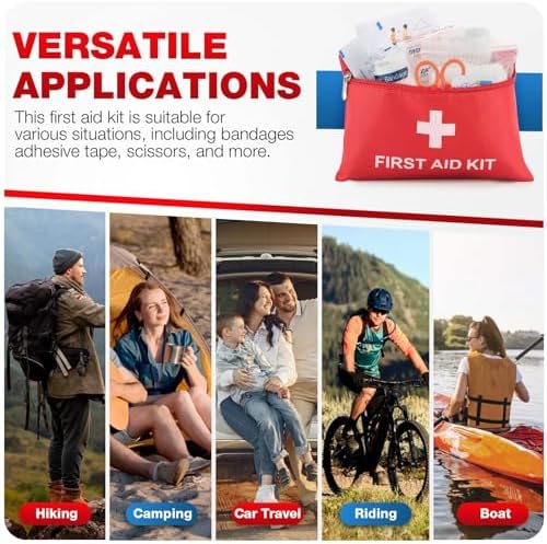 Side view showing the slim profile of the LOYEE pocket first aid kit