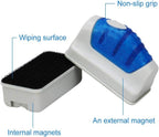 Jasonwell fish tank algae scrubber showing magnetic handle grip
