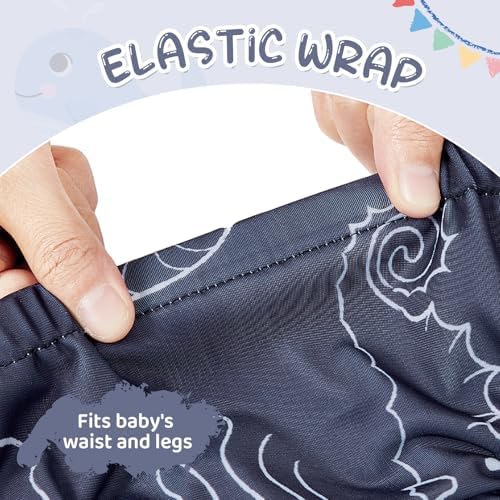 Durio infant swim diaper inner lining and breathable fabric detail