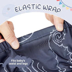 Durio infant swim diaper inner lining and breathable fabric detail