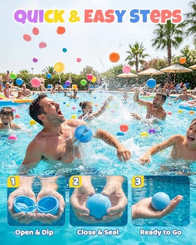A child throwing a soft silicone water balloon at a target during summer beach games.