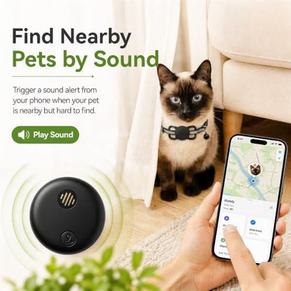 Loverstarlight smart pet locator highlighting the internal 365 day long battery life engineering.