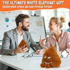 Quirky office desk decor plush toy for hilarious pranks