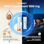 Oxyenergy NAD supplement powder drink mix preparation