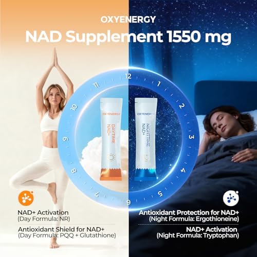 Oxyenergy NAD supplement powder drink mix preparation
