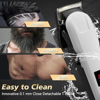 Full Anrom professional hair clipper kit contents display