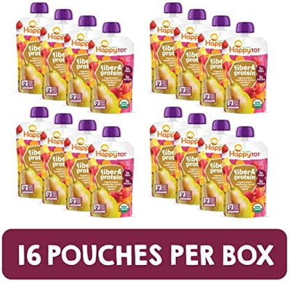 Healthy vegan toddler snack pouches for active children