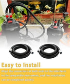 High quality kink resistant fish tank intake and output hose set