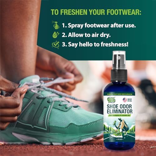 Ingredients list on Vapor Fresh shoe odor eliminator packaging showing essential oils