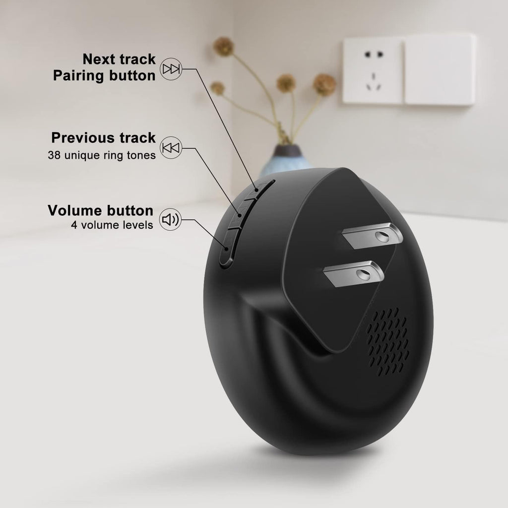 Side view of Comsmart wireless pet doorbell transmitter