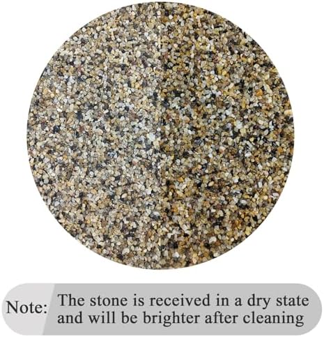Fantian aquarium gravel inside a fish tank setup