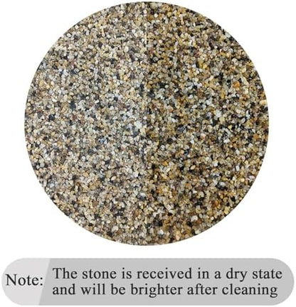 Fantian aquarium gravel inside a fish tank setup
