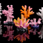 Durable resin marine landscape coral plant for fish tank.