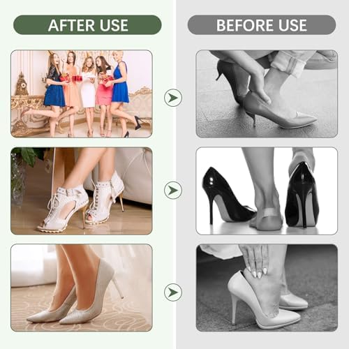 Applying clear heel pads to the back of a formal shoe for better fit