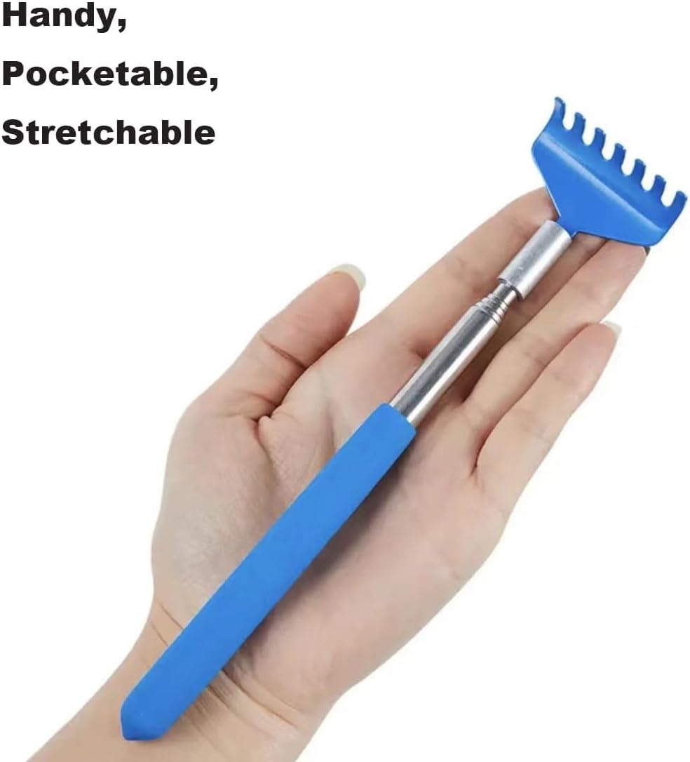 Nopikku two pack retractable scratch comb for cat grooming and play.