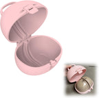 LayeredNest breast pump case front view pink protective storage box for wearable pumps