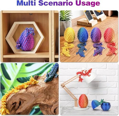 Four count of premium imported executive desk toys arranged as office decorations