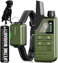 Matte olive green remote transmitter with adjustable intensity buttons