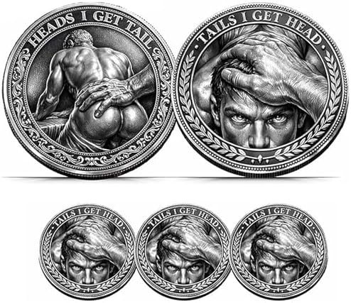 Godnheart cheeky flip token side profile highlighting the three millimeter thickness