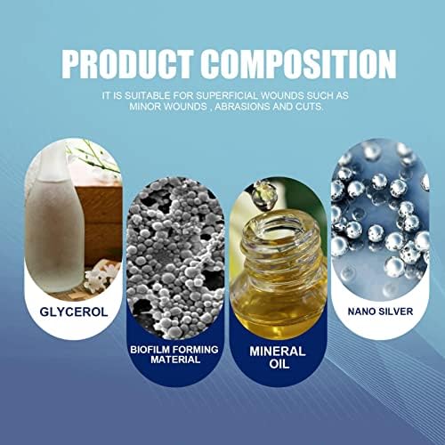 Side view of the Fusheng liquid bandage box displaying product specifications and clear instructions.
