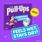 Authentic Pull-Ups big kid training pants product packaging detailing