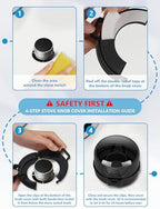 Childproof oven knob locks for kitchen safety