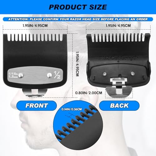 Oreutkd clipper guards two pack kit demonstrating the robust build quality for barbers