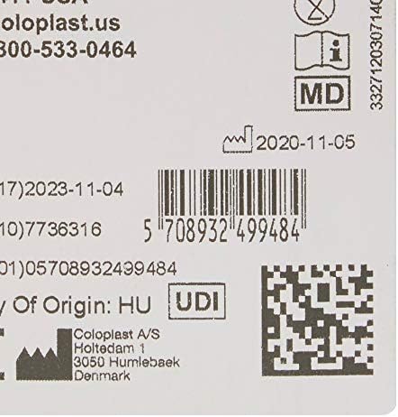 Two millimeter thick alcohol free sting free ostomy ring for customized stoma care