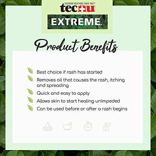 Tecnu Extreme poison ivy treatment for hikers and gardeners skin care.