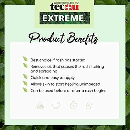 Tecnu Extreme poison ivy treatment for hikers and gardeners skin care.