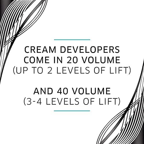 Wella Color Charm 20 volume developer bottle size comparison