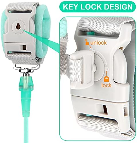 Blisstime kid leash showing stainless steel stretchable rope