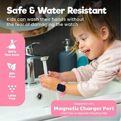 Digital LED display of Benny Bradley's potty training watch