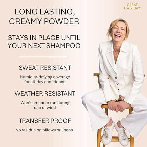 Joan Rivers Great Hair Day blonde powder kit for grey root coverage