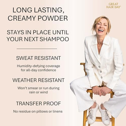 Joan Rivers Great Hair Day blonde powder kit for grey root coverage
