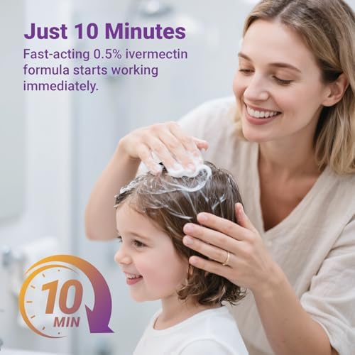 Professional lice treatment lotion for head lice removal