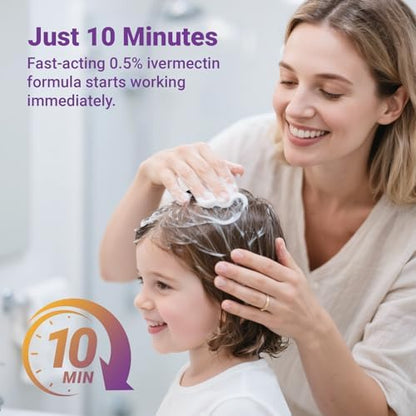 Professional lice treatment lotion for head lice removal