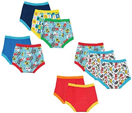 Disney toddler boy training underwear pack featuring Toy Story and Cars characters.