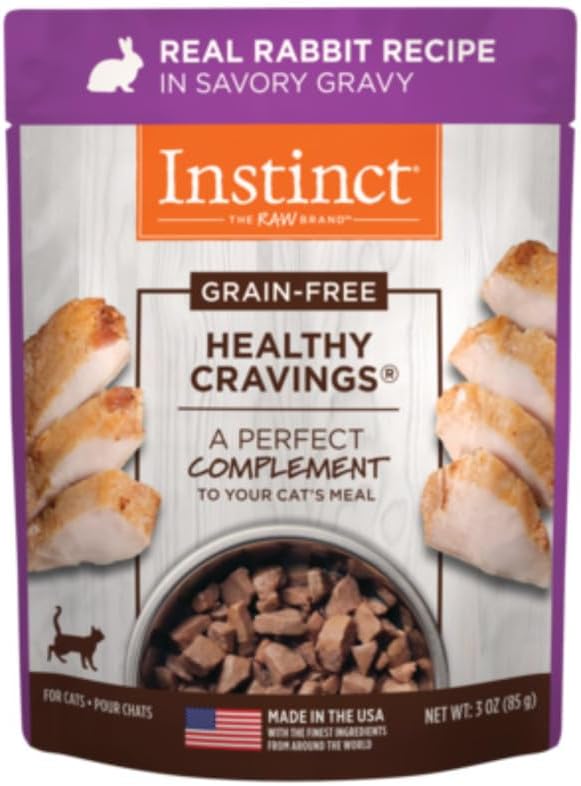 Instinct Healthy Cravings Natural Wet Cat Food Topper, Grain Free Recipe - Variety Pack, 3 oz. Pouches (Pack of 12) - Image 12
