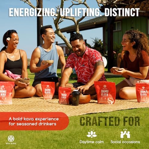 Fiji sourced Koa Kava Damu premium select reserve relaxation supplement bag