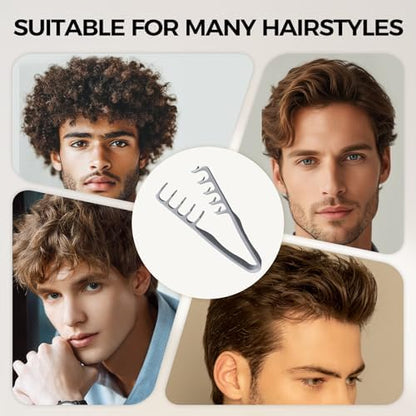 Side profile of 2025 upgrade voluminous hair comb